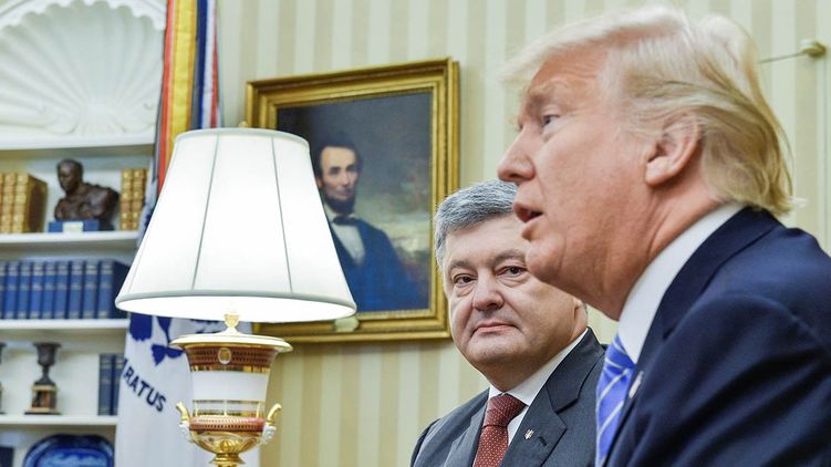 У Трампа не забыли поддержку Порошенко его оппонентки Клинтон. Фото: Николай Лазаренко