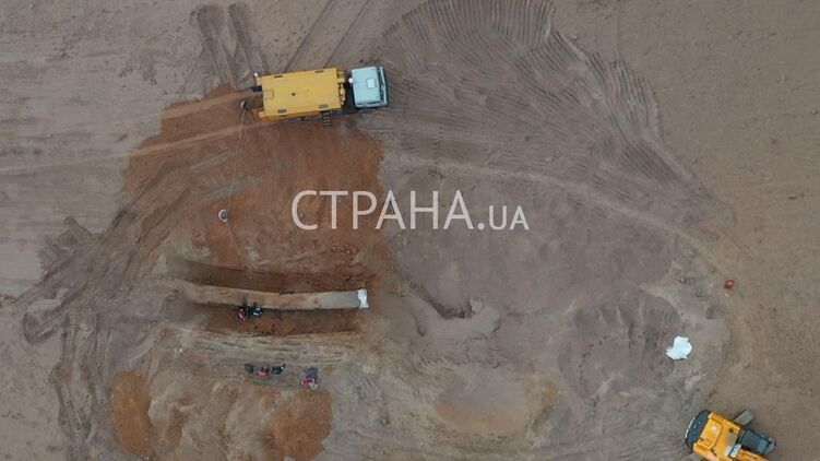 Место взрыва газопровода в Чабанах. Фото