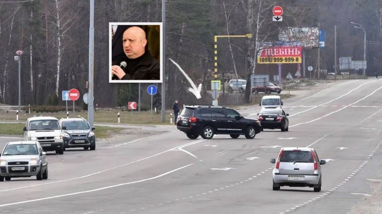 Машшины секретаря Совбеза свернули в неположенном месте, фото: Аркадий Манн,