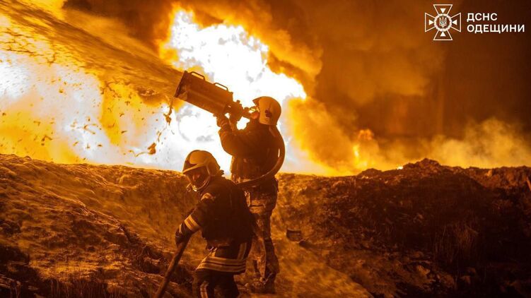 Прилет по объекту в Одесской области