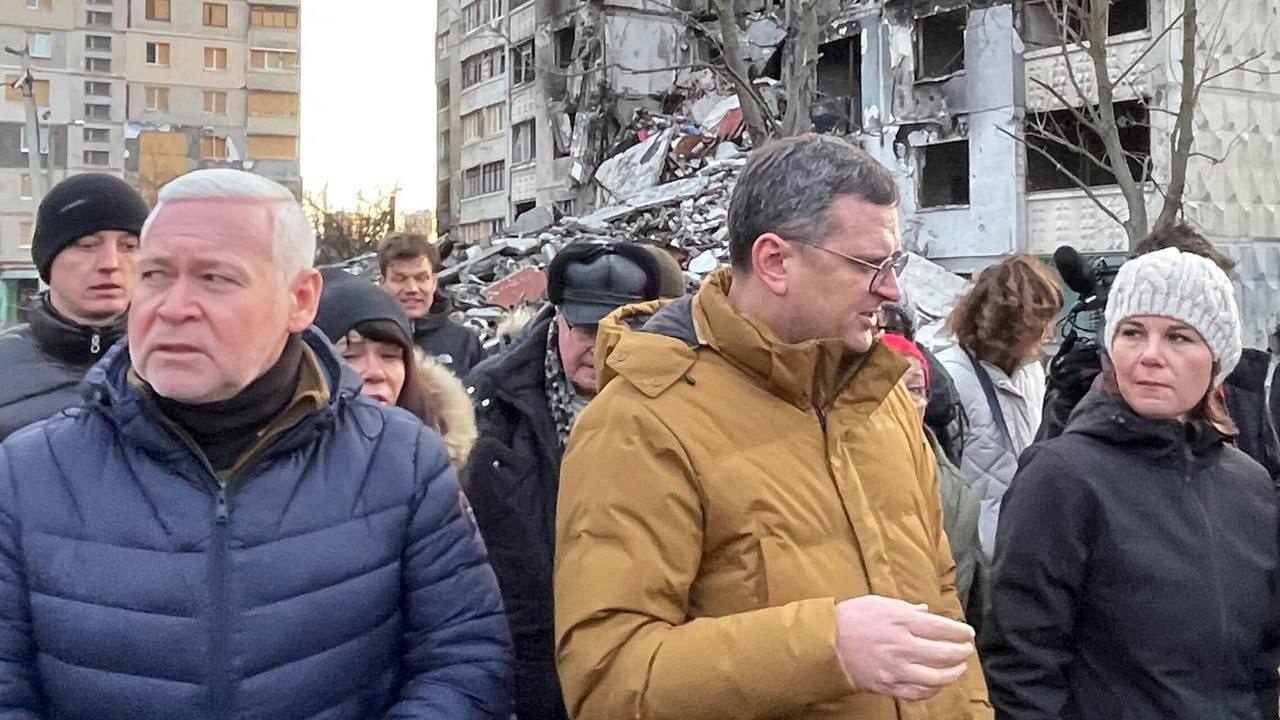 Глава МИД Германии в Харькове