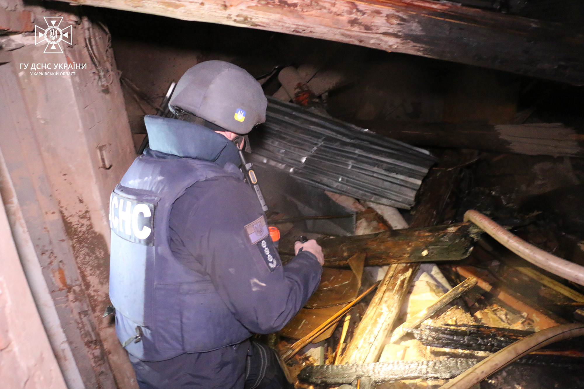 Удар по жилому дому в Харькове 29 января