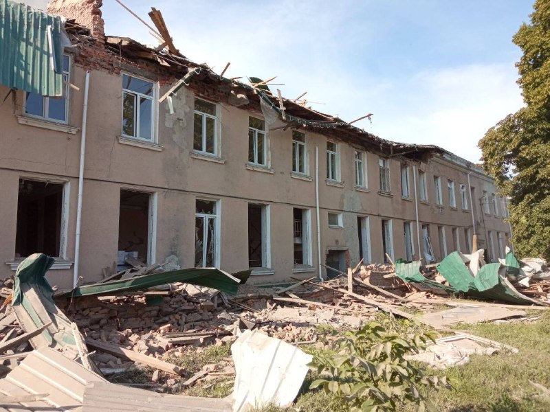 Последствия удара по Чугуеву