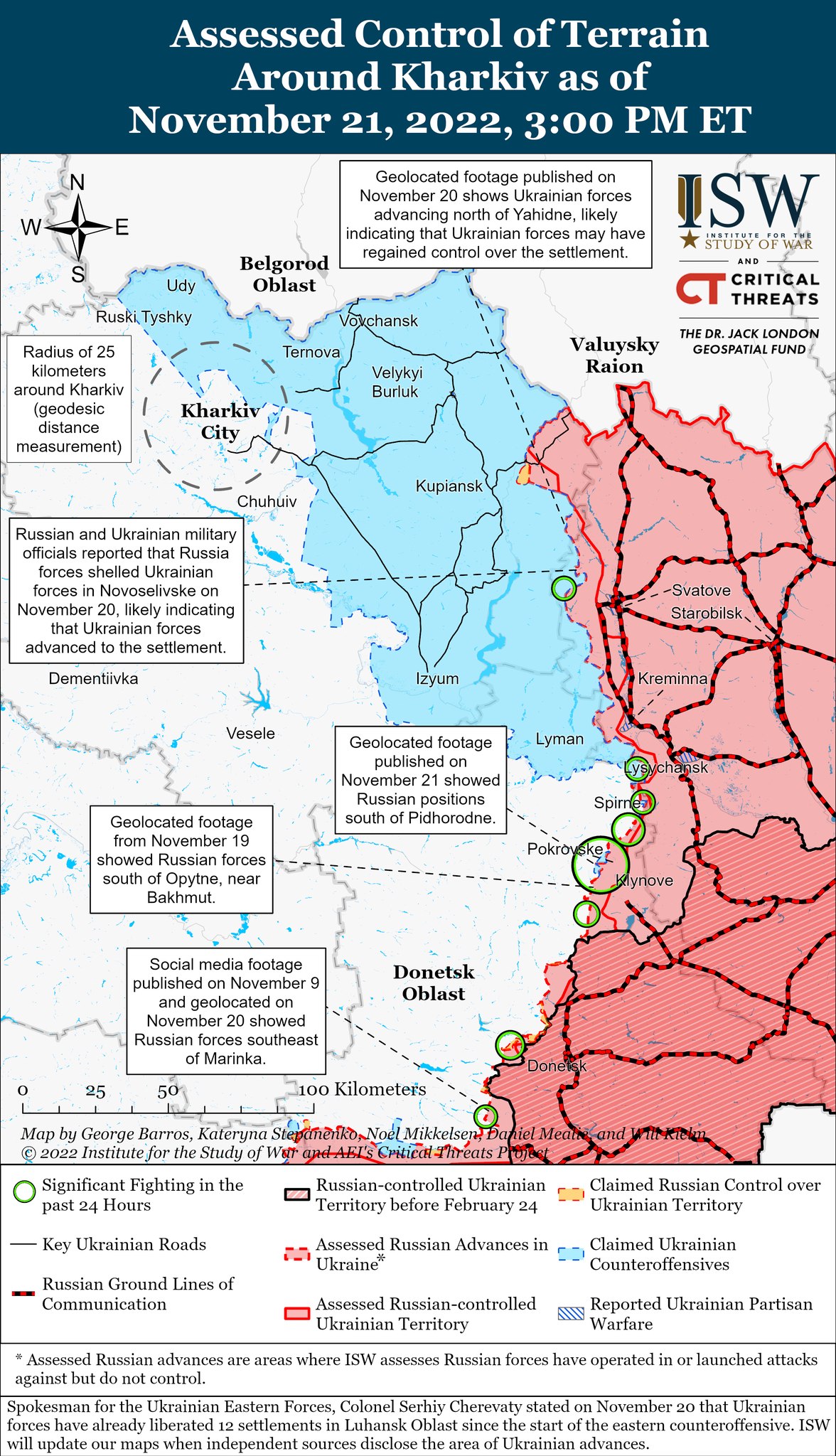 Карты боевых действий в Украине