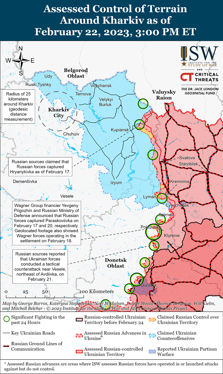 Карты боевых действий в Украине