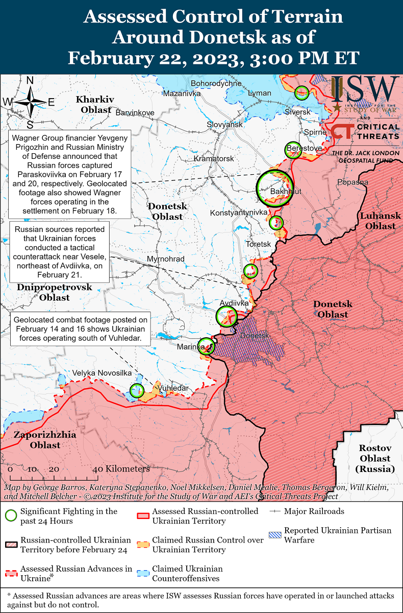 Карты боевых действий в Украине