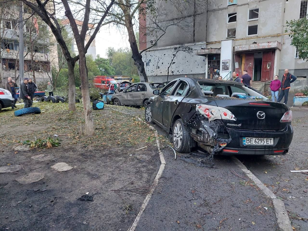 Ракета россиян ударила по девятиэтажке в Николаеве. Фото последствий 30 сентября