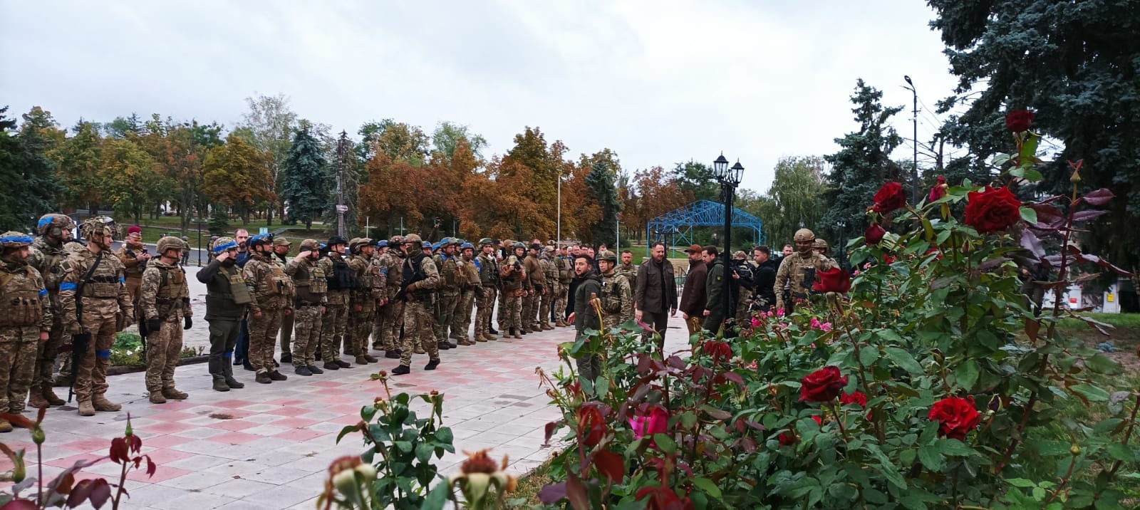 Зеленский приехал в Изюм