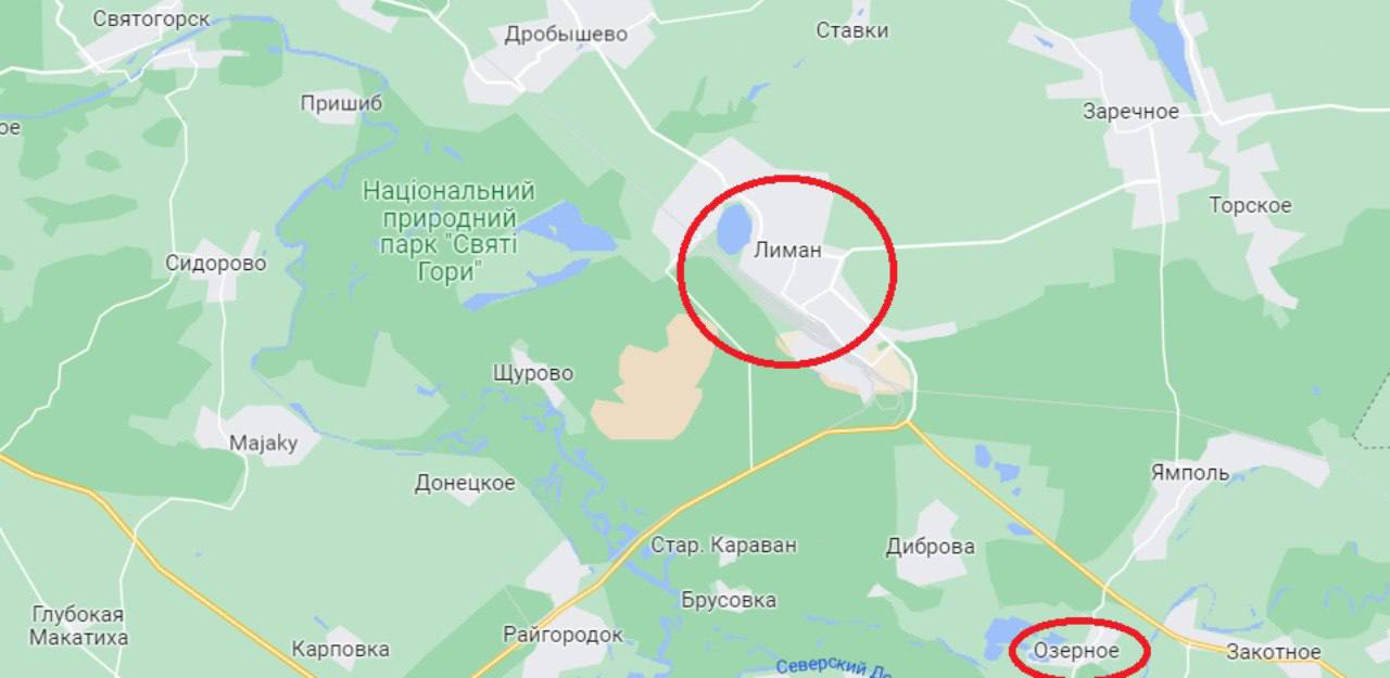 Карта боев