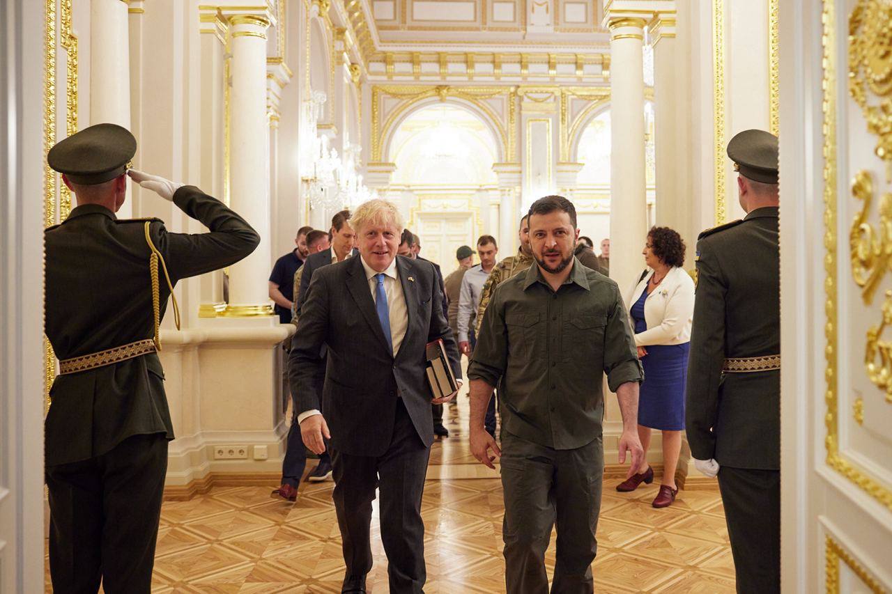 Зеленский и Джонсон