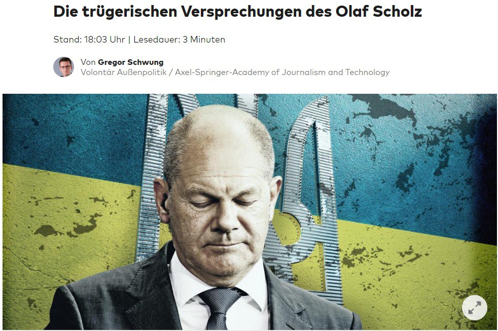 Скриншот с сайта Die Welt