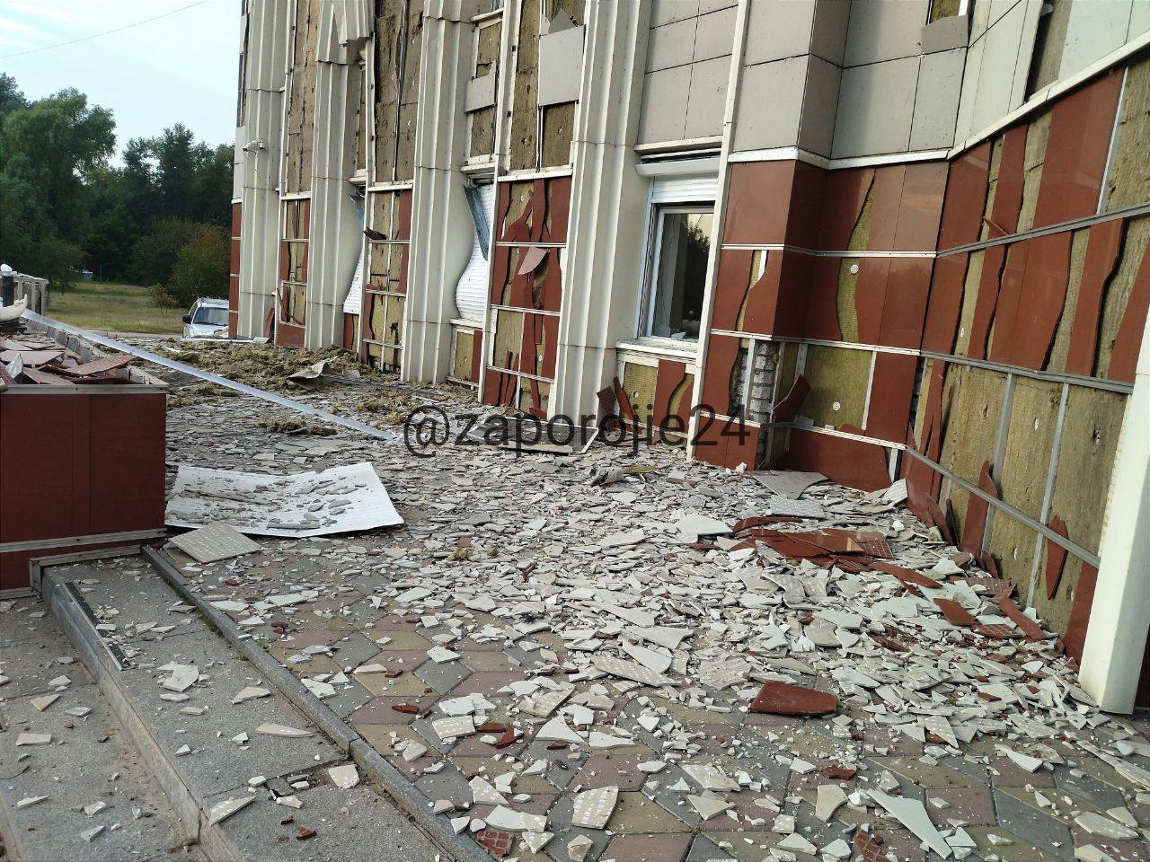 Обстрел Энергодара 31 августа