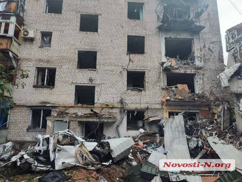 Дом в Николаеве после прилета