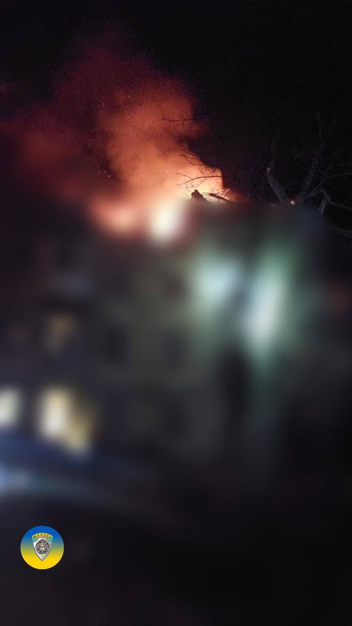 В Харькове попадание в жилой дом
