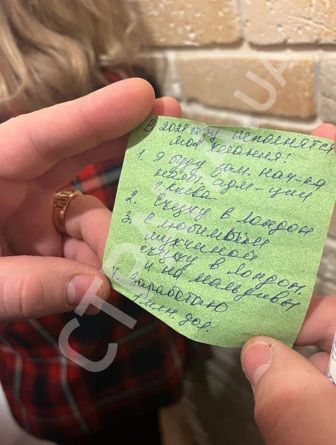 Список желаний Оксаны Датий
