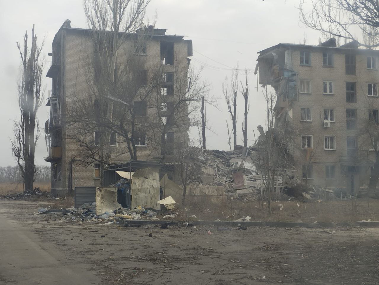 Авдеевка после боев