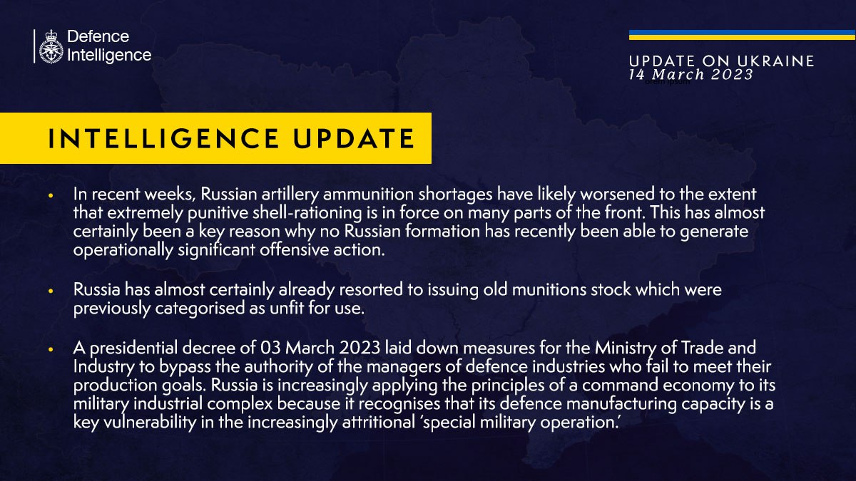 Почему Россия не активно проводит наступление пишет британская разведка