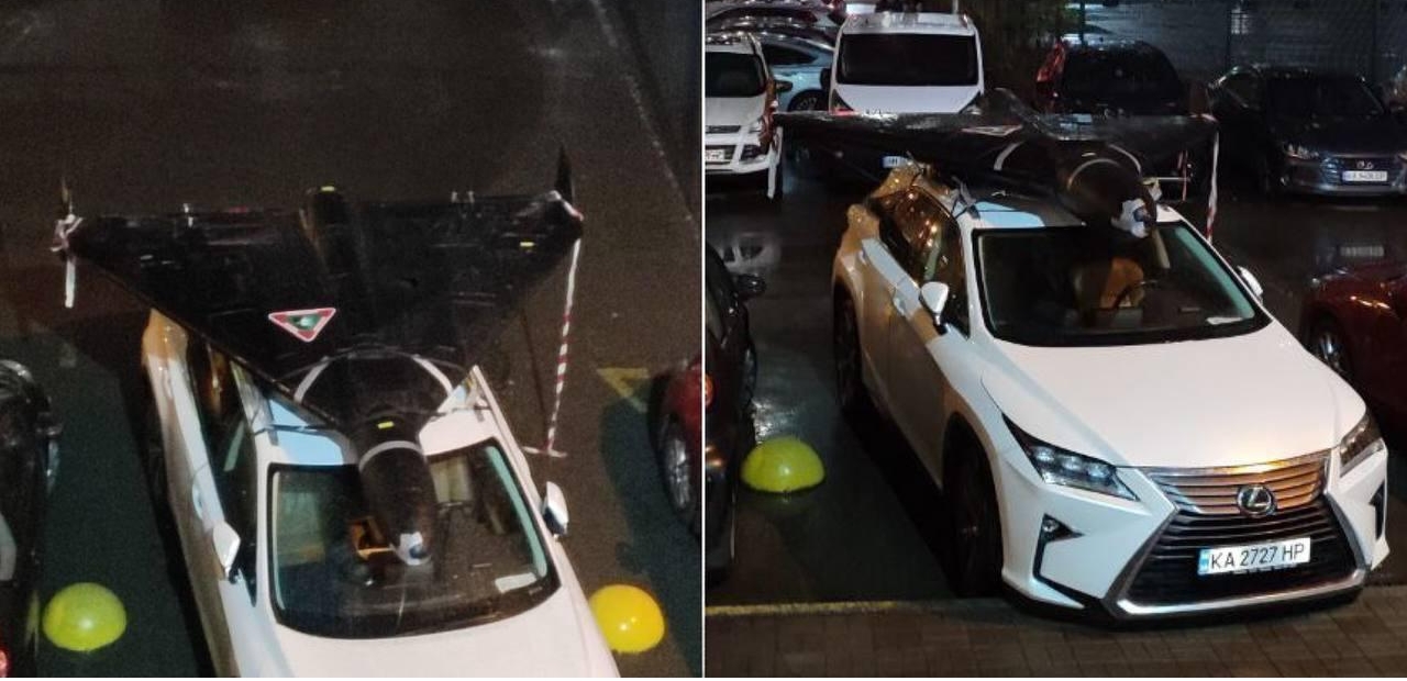 Фото автомобіля із російським 