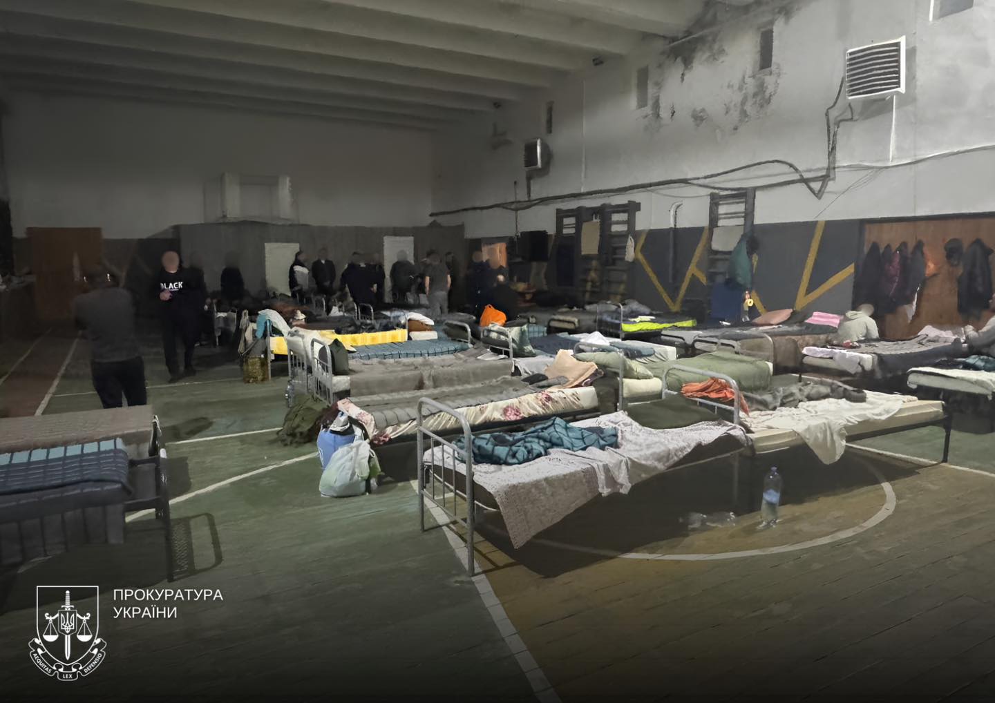 Фото условий содержания в Ужгородском ТЦК. Источник – Прокуратура Украины