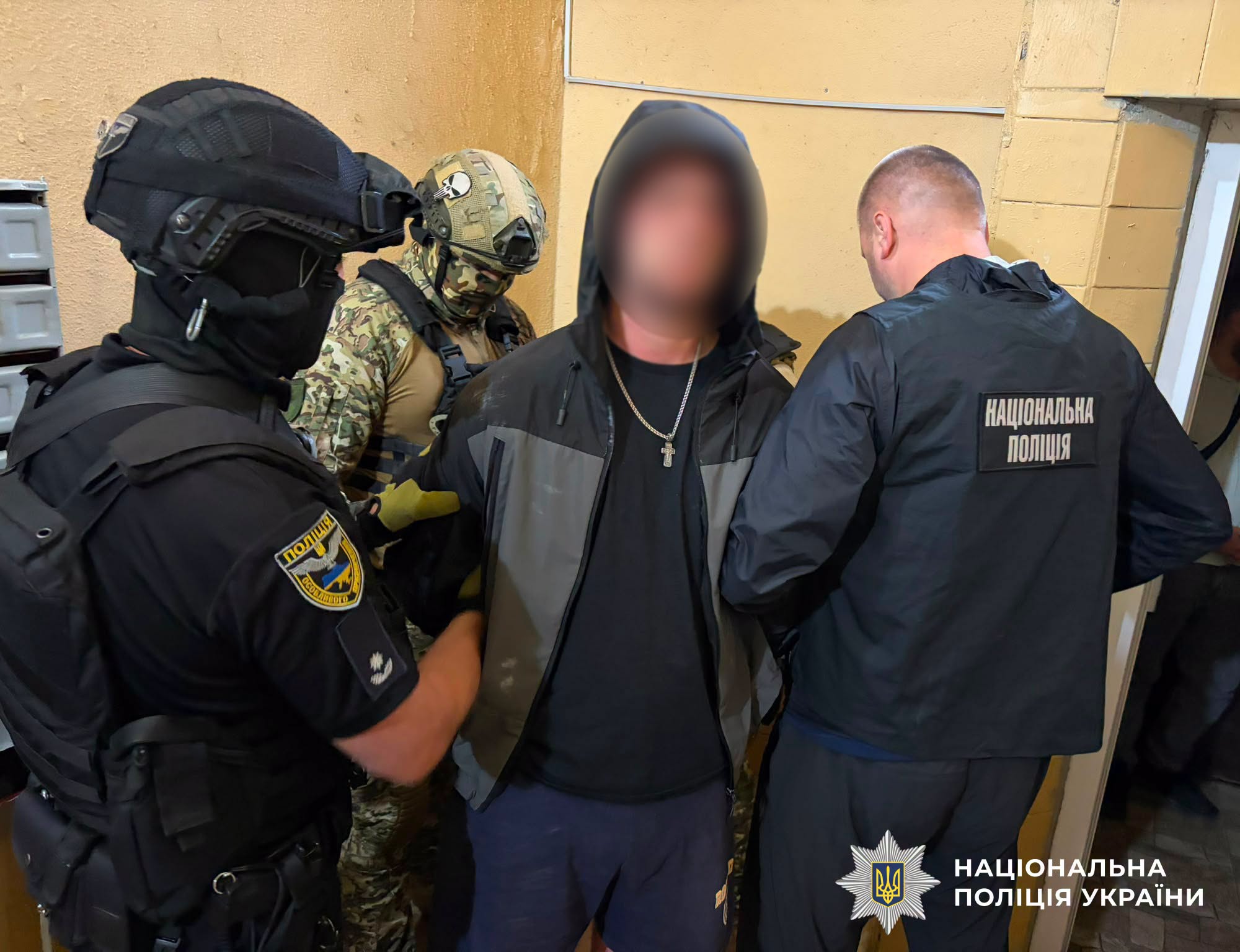 Фото задержанного после бунта против ТЦК во Львове. Источник &ndash; Полиция