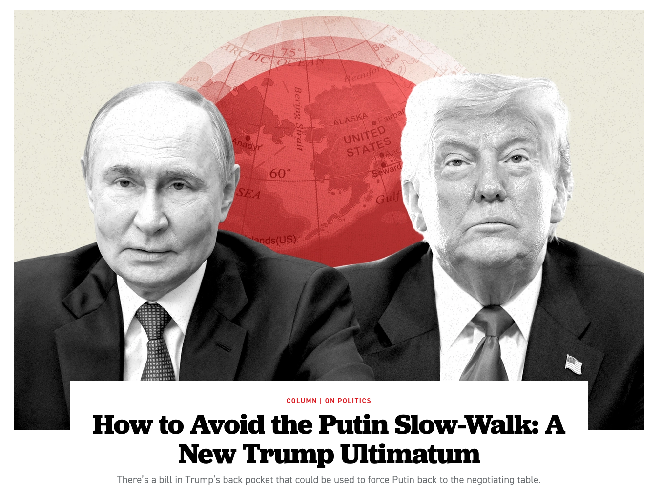 Снимок заголовка на politico.com - новый мирный план Трампа разрушил европейскую стратегию давления на Россию